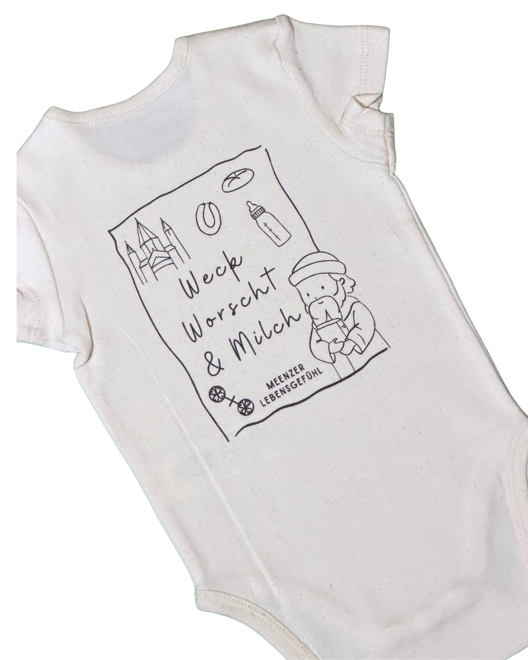 Body kurzarm - Weck Worscht Milch