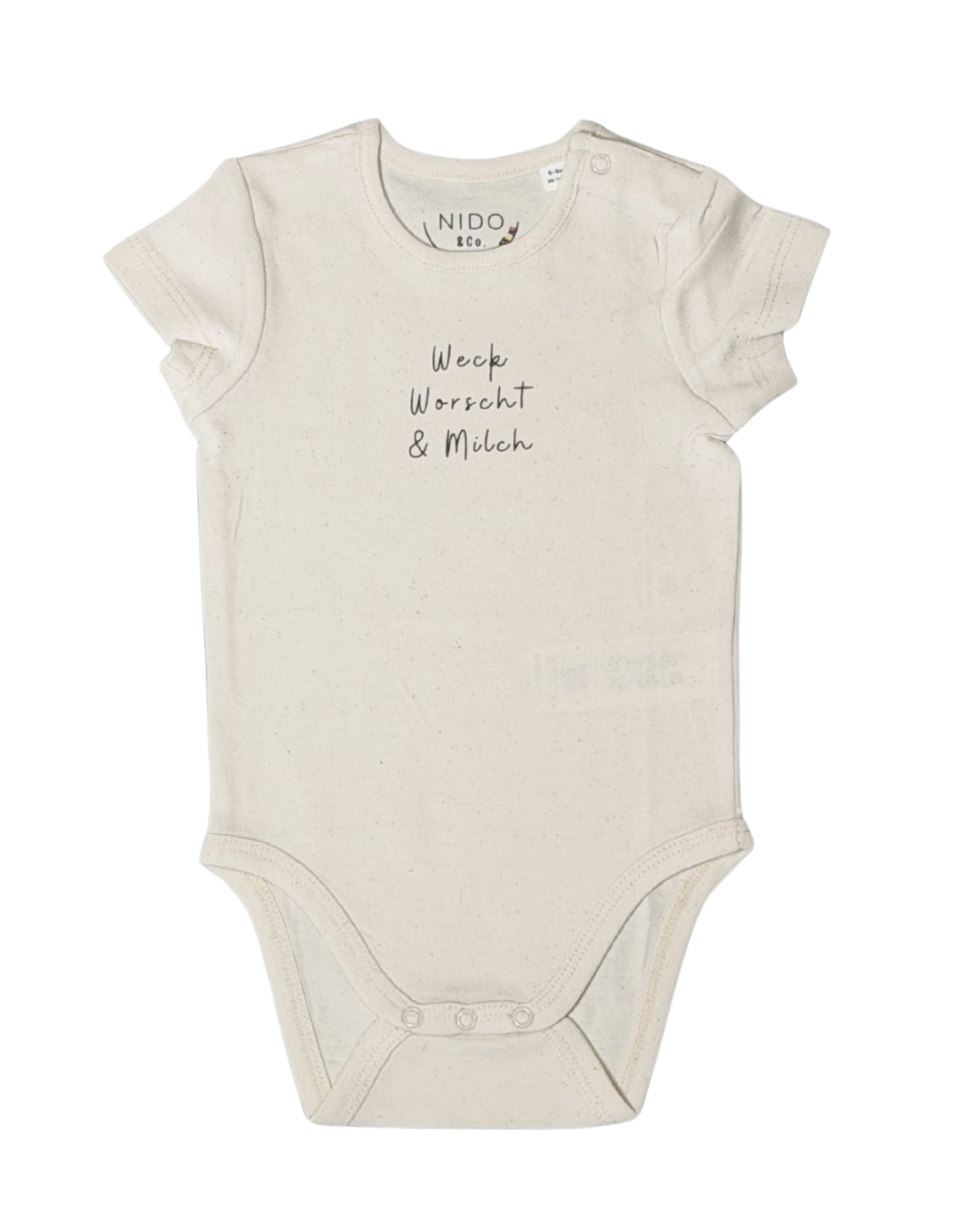 Body kurzarm - Weck Worscht Milch