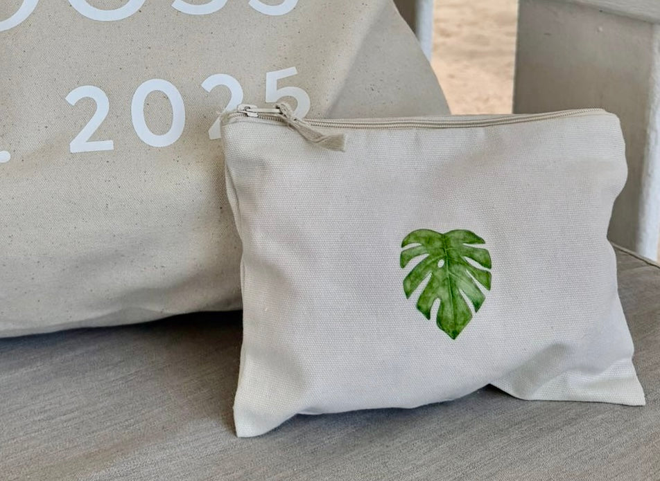 Kosmetikbeutel - Monstera