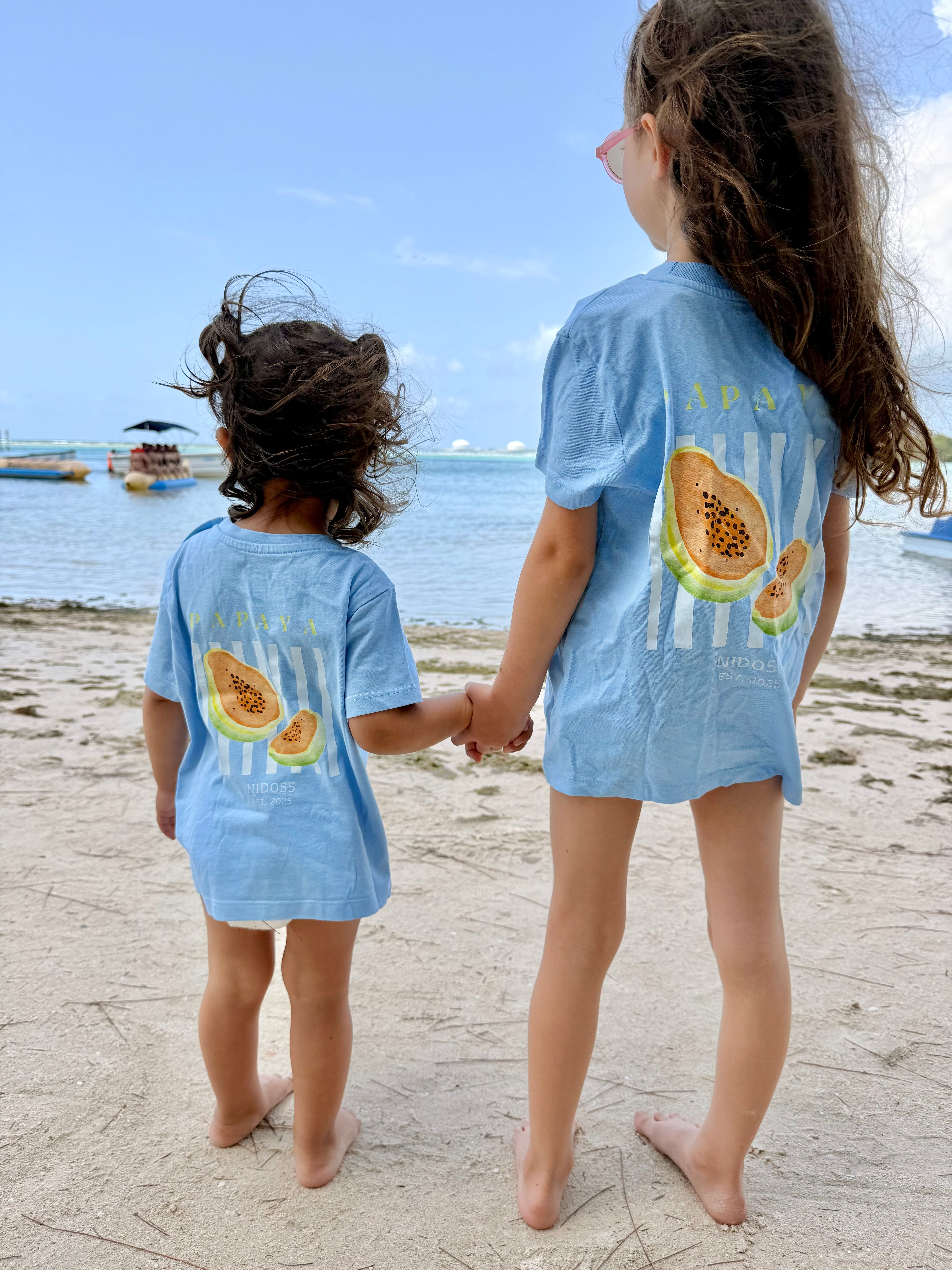 T-Shirt Baby - Papaya