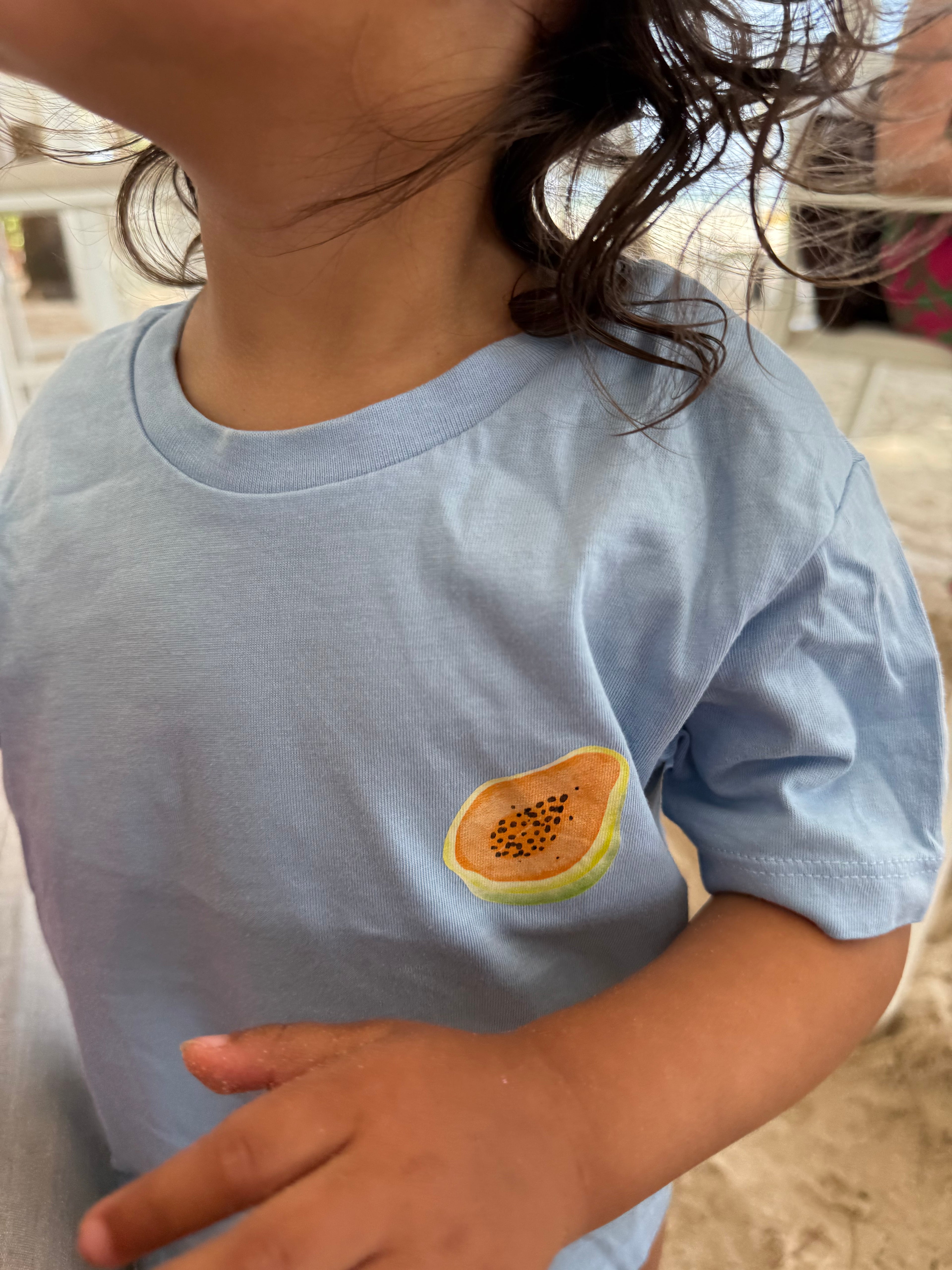 T-Shirt Baby - Papaya