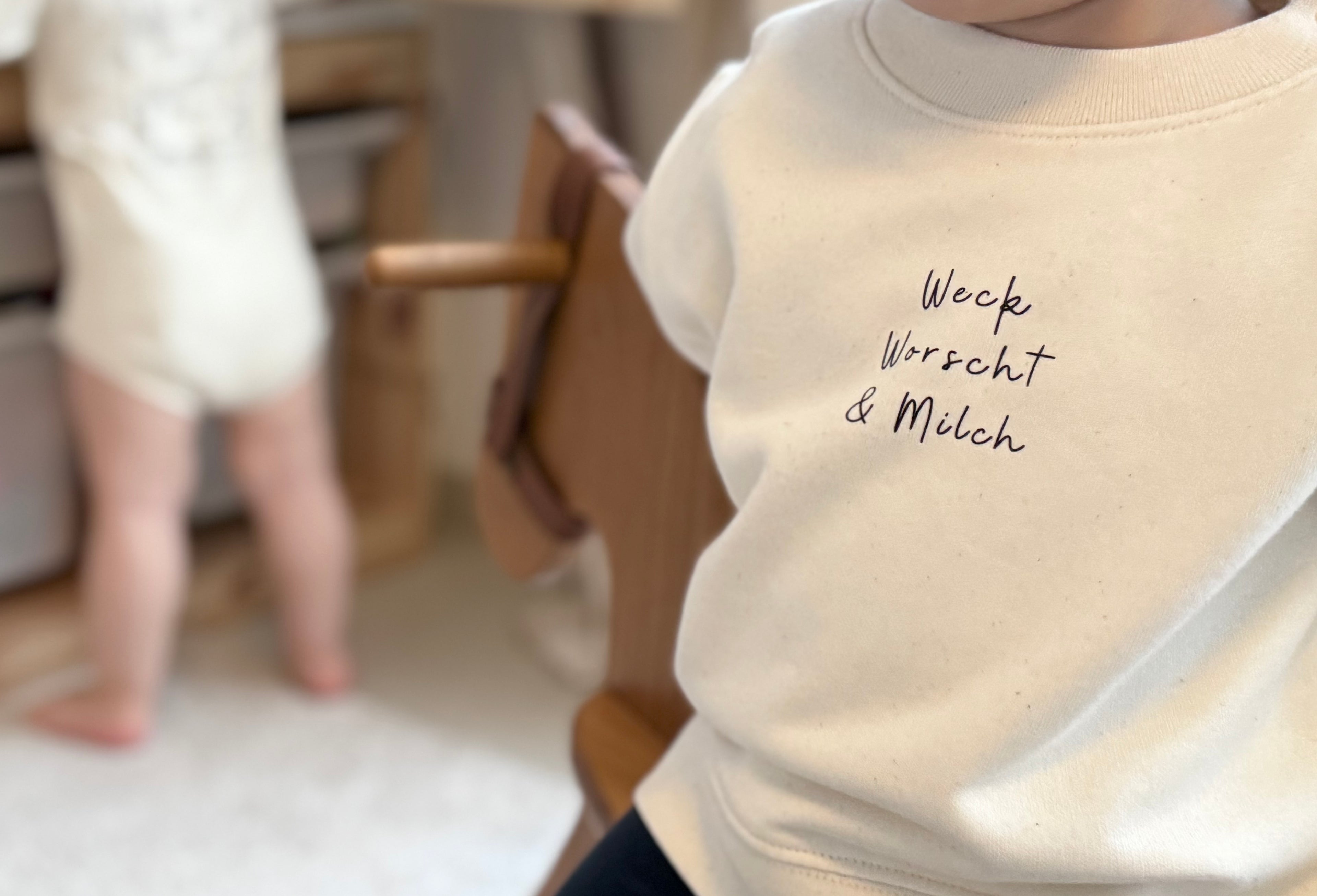 Sweatshirt Kinder - Weck Worscht Milch