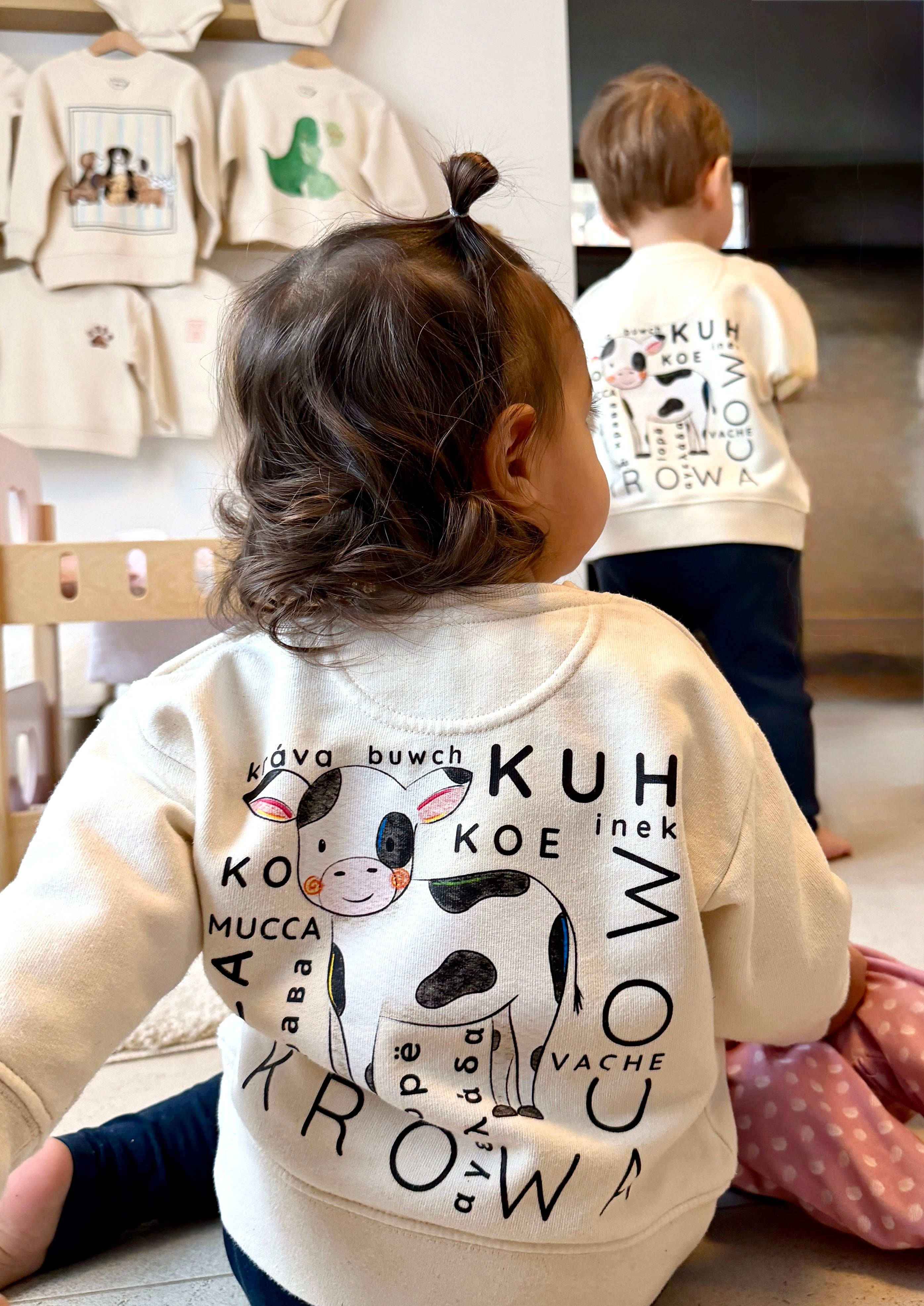 Sweatshirt Kinder - Kuh