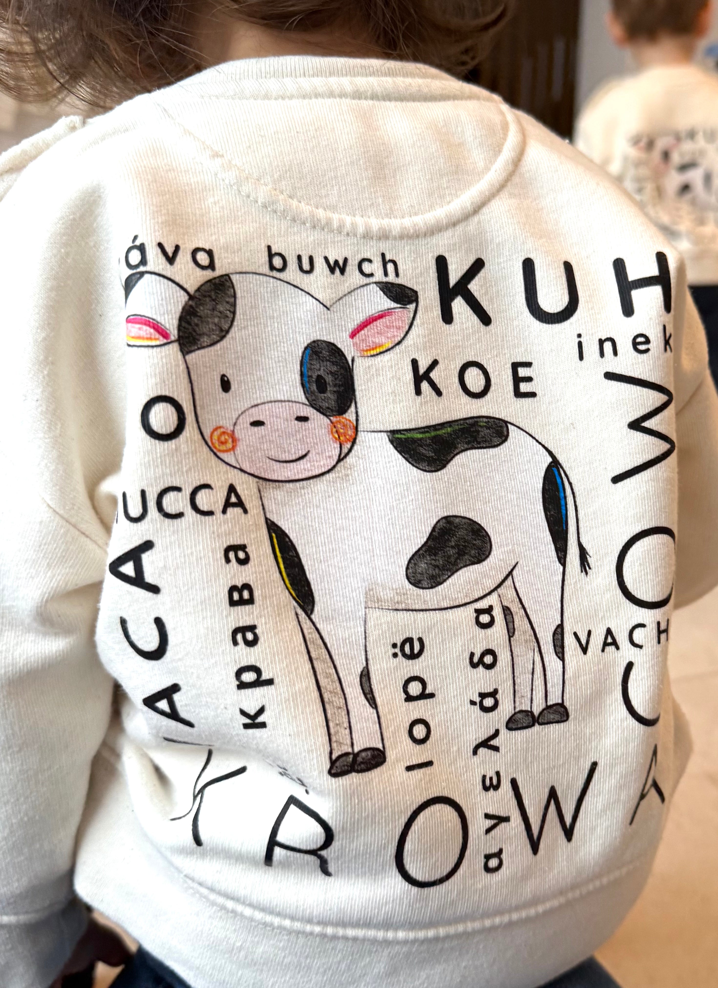 Sweatshirt Kinder - Kuh