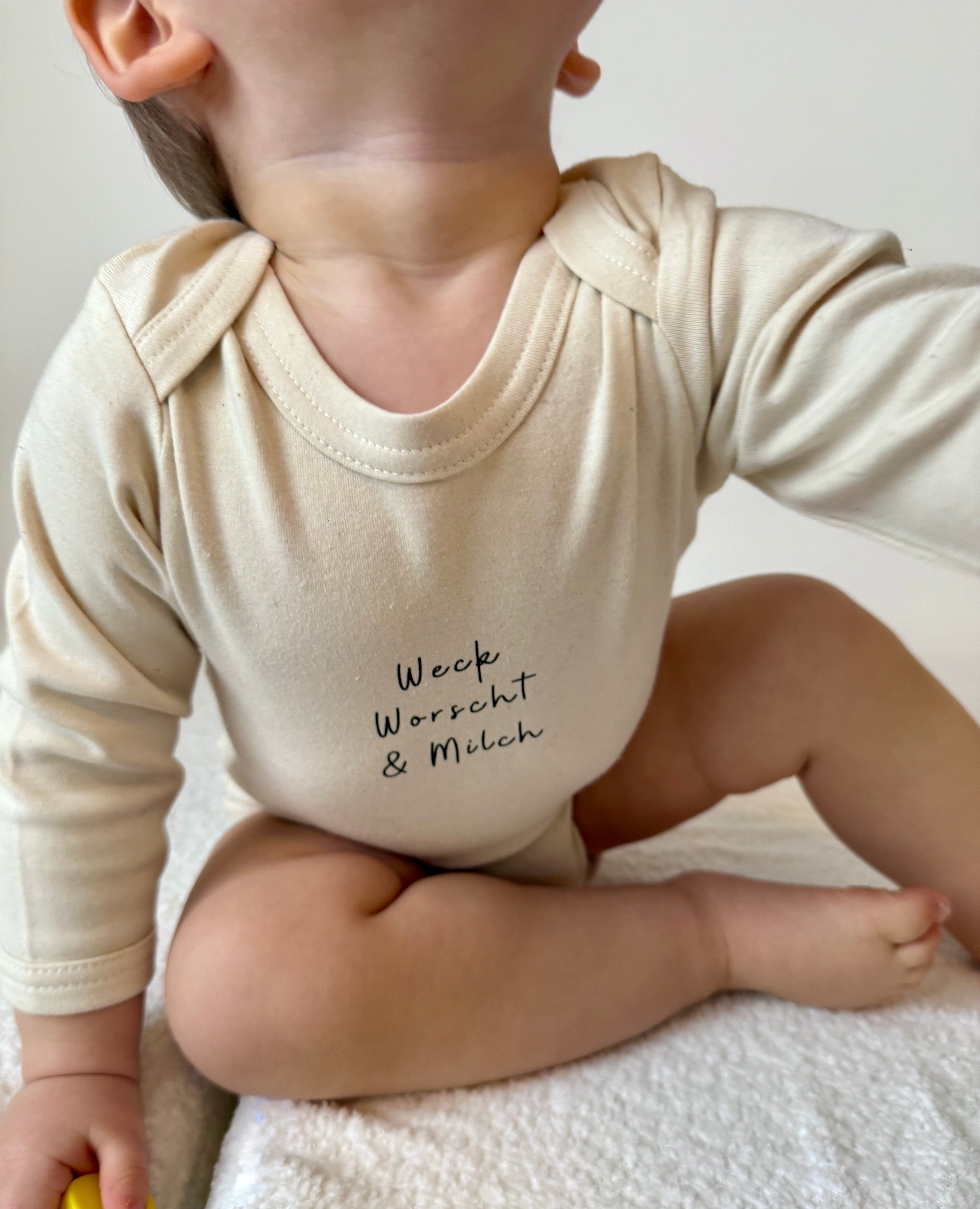 Body langarm - Weck Worscht Milch